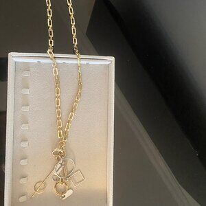 CUSTOM LONG NECKLACE WITH CHUNKY ACCENTS